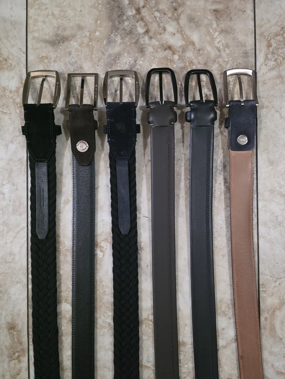 6 - Luxury Brioni and Zegna Belts - Italian Designer All Size 95 Cm